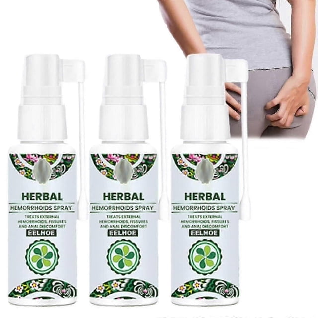 Herbal Hemorrhoids Spray Eelhoe Hemorrhoids Spray Natural Hemorrhoids Treatment Spray Relieve Itching Pain 30ml