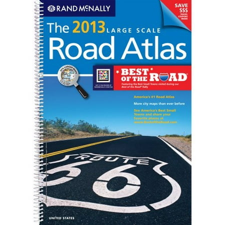 Pre-Owned Rand McNally 2013 Large Scale Road Atlas: United States (Rand Mcnally Large Scale Road Atlas USA) Paperback