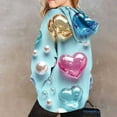 thumbnail image 4 of Cowsor Sweat à Capuche pour Enfants / Manches Longues Imprimé Col Rond / Tissu Extensible Doux / Tenue Décontractée Chaude pour École Quotidienne / Garçons Filles 2-14 Ans, 4 of 5