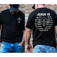 thumbnail image 4 of If You Bring Up My Past You Should Know That Jesus Dropped The Charges Tee, Casual Street Style, Top For Unisex,Edgy Comfort Streetwear, 4 of 7
