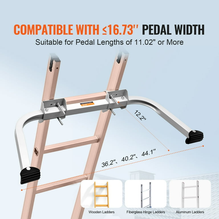 KFFKFF Extendable Ladder Stabilizer with U-Lock Clip photo 2