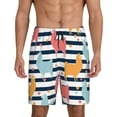 thumbnail image 3 of Lsque Colorful Llama Mens Sleep Pajama Shorts,Short Pajama Pants, Cotton Ultra-Soft Knit-3X-Large, 3 of 9
