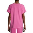 thumbnail image 5 of ClimateRight by Cuddl Duds Short Sleeve V-Neck Scrub Top (Women's ), 5 of 6