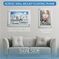 thumbnail image 4 of Displaybug Acrylic Frame – Standoff Floating Frame for Photos, Diplomas, Certificates, Posters – Modern and Minimalist Acrylic Picture Frame for Home and Office – Portrait or Landscape (8x10), 4 of 7