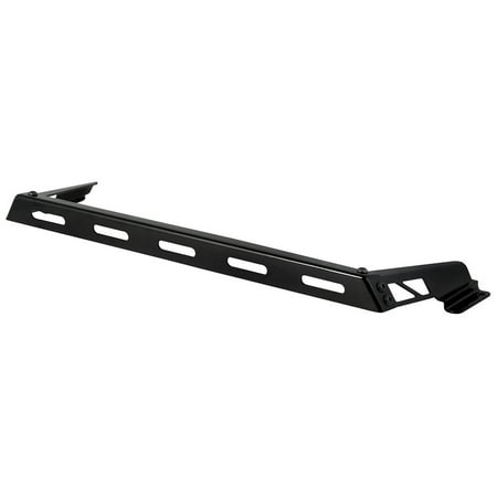 Rugged Ridge by RealTruck Light Bar for Wrangler JK | Hood Mounted, Black | 11232.03 | Compatible with 2007-2018 Jeep Wrangler JK