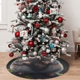 thumbnail image 5 of Sikiie Cute Fat Ball Branch 30-48 inches {designName} Print Christmas Tree Skirt Snowman Xmas Tree Skirt with Edge Christmas Decorations for Holiday Party48", 5 of 7