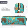 thumbnail image 3 of Fotbe Cute Animals Estuche para Lápices de Cuero con Estampado, Estuche con Cremallera Resistente, Organizador Compacto y Elegante para Papelería, 3 of 7