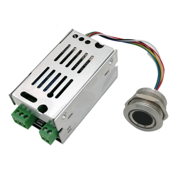 Tablero de Control de Dactilares de Autobloqueo de Relé Normalmente Abierto K215 + R503 para Motocicleta Control de Acceso de Cerradura de Puerta de Coche