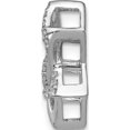 thumbnail image 2 of 14K White Gold 1/8Ct. Diamond Star Of David Chain Slide Made In India pm4065-012-wa, 2 of 5
