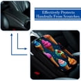 thumbnail image 5 of Ice Cream Printed Soft Furry Car Armrest Mat 12.5x8.2 Inch Comfortable Armrest Accessory, 5 of 6