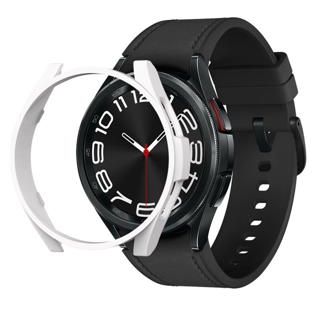 WIFKLSIIPG Compitable with Samsung Galaxy Watch6 Classic 43mm Watch Case Protective Case Half Pack PC Hollow Case Watch Accessories