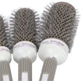 thumbnail image 2 of Juego de Cepillos Redondos, Cepillo de Pelo de Conducci&oacute;n de Calor, Peine, Juego de Herramientas de Peluquer&iacute;a para Rizar con Secador, Temperatura Ajustable, 5 Piezas, 2 of 9