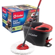 O-Cedar EasyWring Spin Mop & Bucket System with 1 Deep Clean Refill (Variety Pack)