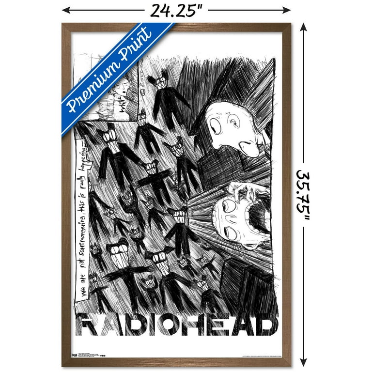 Radiohead - Scribble Wall Poster, 22.375