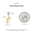 thumbnail image 5 of MULA 12 Constellation Zodiac Charm for Bracelet 925 Silver Charm Virgo Women Birthday Gift for Her, 5 of 7