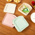 thumbnail image 2 of Clear Plastic Durable Sandwich Food Storage Container, 2 of 9