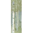 thumbnail image 2 of Wiens, James 11x24 White Modern Wood Framed Museum Art Print Titled - Green Forest II, 2 of 4