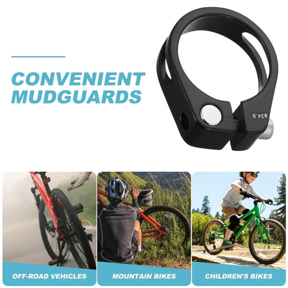 HONITANO Aluminum Alloy Seatpost Clamp with Quick Release for Mountain Bike Easy Installation 1Pcs 4.7x4.0x1.5in