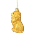 thumbnail image 3 of Northlight Standing Lion Glass Christmas Ornament - 4.25" - Golden Yellow, 3 of 5