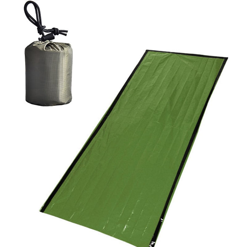 Outdoor Waterproof Emergency Blanket Sleeping Bag Thermal First Aid Gear  /Neu 