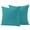 Teal, variant on 2 Pack Outdoor Waterproof Throw Pillow Covers,Abstract Turquoise Diamond Leaves Decorative Square Pillow Case Patio Pillowcases for Chair Couch Sofa 16x16in