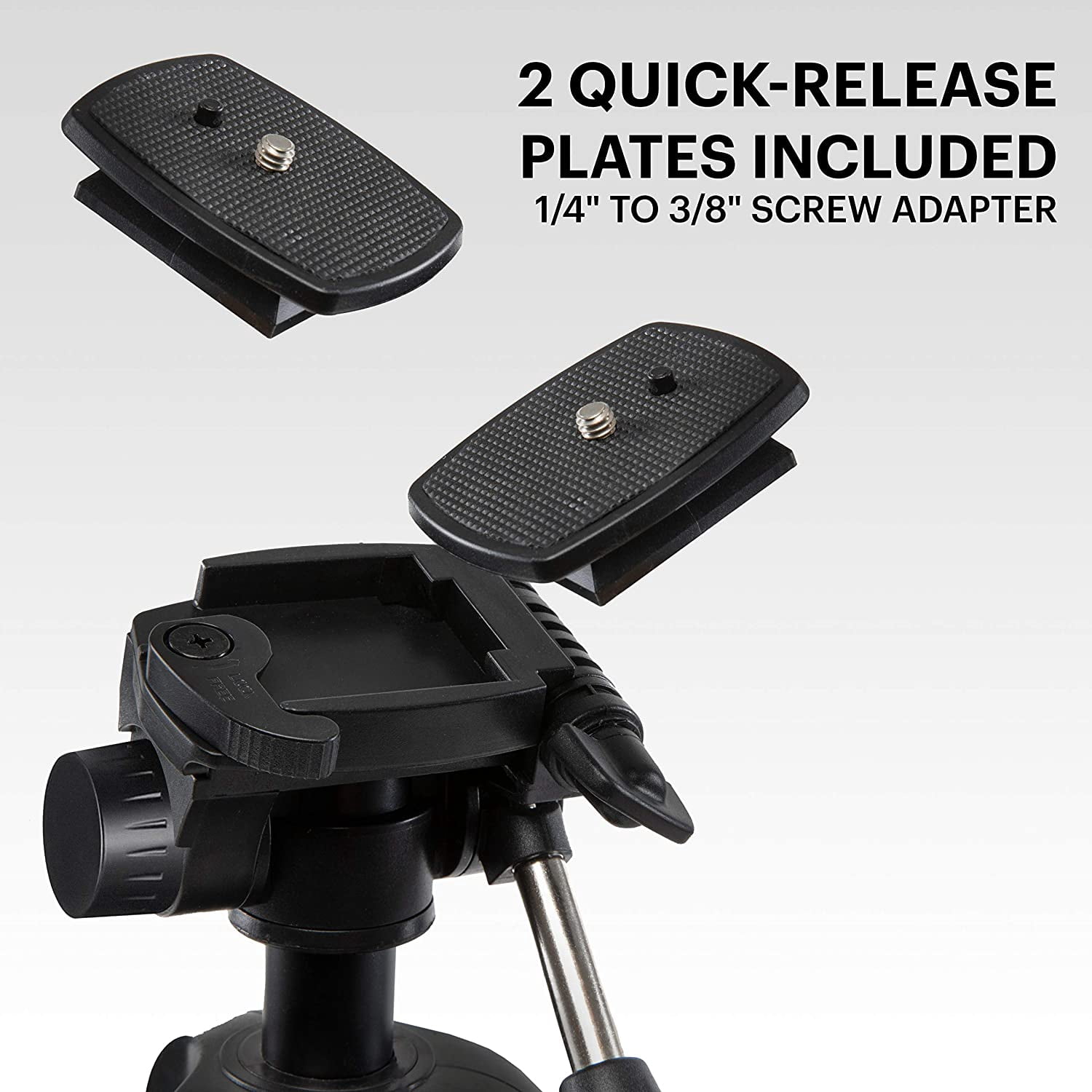 KODAK PhotoGear 2-in-1 70” Tripod & 64.5” Monopod, Lightweight Travel Camera Tripod Stand