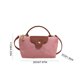 thumbnail image 2 of Bolsas de cuerpo de moda para mujeres bolsos de hombro pequeños (rosa y marrón), 2 of 7