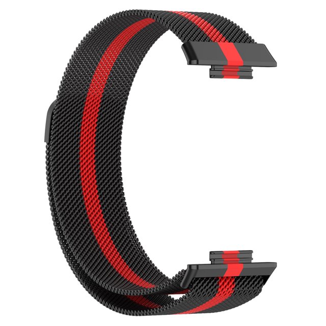 Correa Milanis adecuada para reloj inteligente HUAWE Ifit2 correa de metal anillo trasero magnético de acero inoxidable