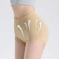 thumbnail image 6 of Women Pantie JIANLAI Panties for Women No Show Ladies Panty Full Coverage Tagless Briefs Yellow, 6 of 9