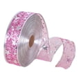 thumbnail image 1 of Christmas Ribbon Durable Xmas Ribbons for Bow Making Holiday Craft Projects Rose Red, 1 of 9