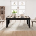 thumbnail image 3 of Kojooin 71 in Modern Farmhouse Dining Table, Large Rectangular Wooden Table for 6 to 8 with Sturdy Frame, 3 of 9