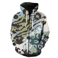thumbnail image 1 of Sudadera con capucha y cremallera con textura de piel de animal para hombre, divertida, unisex, de gran tamaño, con estampado 3D, para primavera, con capucha, de manga larga, genial., 1 of 6