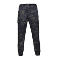 thumbnail image 1 of Moda hombres Streetwear Casual Hip Hop pantalones tácticos de senderismo Black_XL Yuyangstore Pantalones de camuflaje, 1 of 8