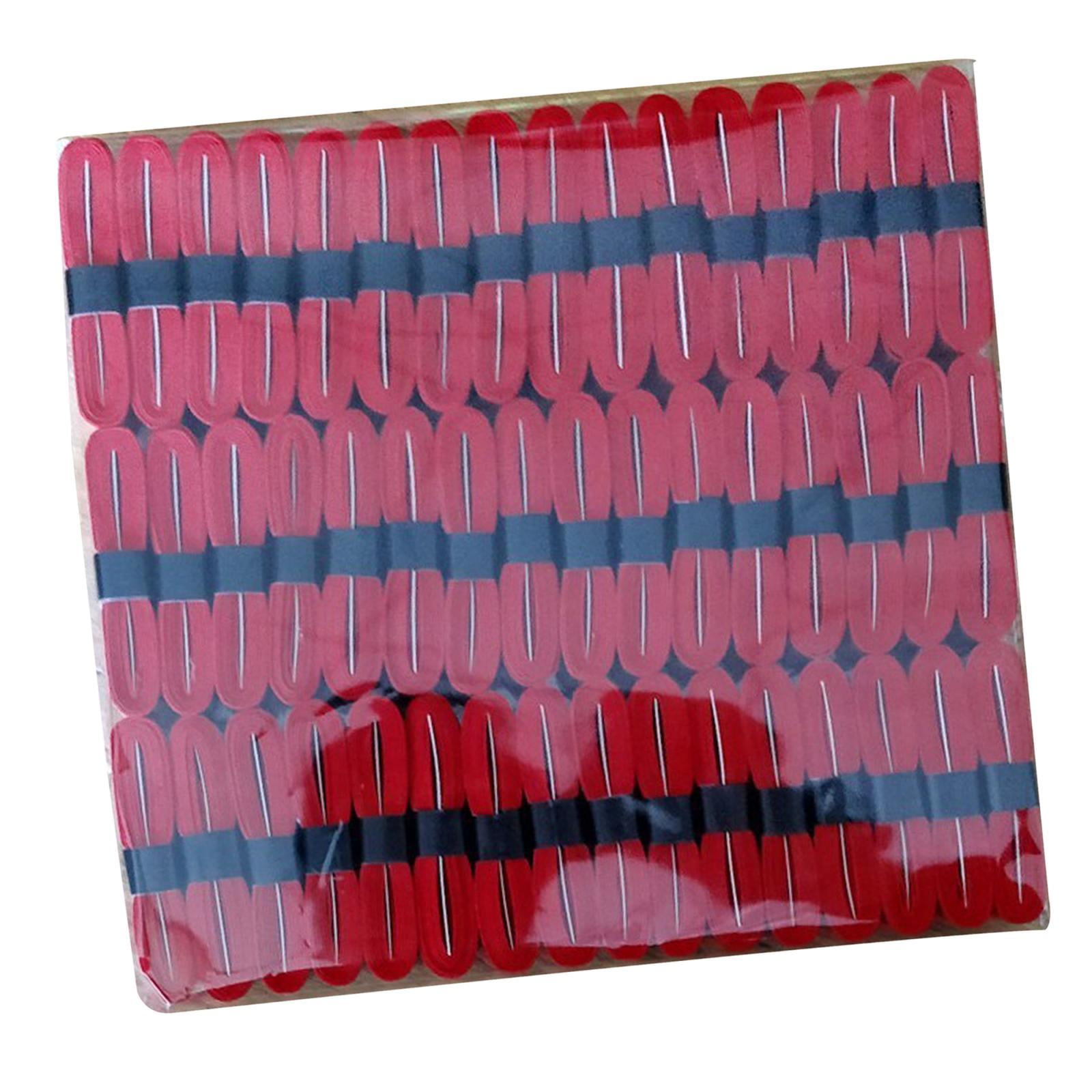 harayaa 48Pcs Tennis Racket Grip Tape Badminton Squash Racket Over Grip Sweat Absorption red
