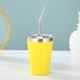 thumbnail image 4 of Stainless Steel Kids Cups with Spill Proof Lid, Straw & Silicone Sleeves, 12oz, BPA Free, Insulated, for Cold & Hot Drinks, 4 of 4