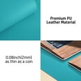 thumbnail image 5 of Aothia Leather Desk Pad Protector ,Office Mouse Pad,23.6" x 13.7",Turquoise Blue, 5 of 7