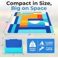 thumbnail image 2 of Extra Large Picnic Blanket – 60" x 80" Waterproof Outdoor Mat with Soft 3-Layer Comfort, Cozy Fleece Top, Foldable Design & Carry Strap for Beach, Camping, Parks & Hiking, 2 of 3