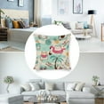 thumbnail image 3 of Cute Summer Cat Linen Throw Pillow Covers Decorative Pillow Cases 18x18 inch Cushion Case Set of 4 Couch Pillows Cover for Sofa Bedroom Living Room Car, 3 of 8