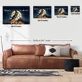 thumbnail image 5 of Happy Halloween Bullmastiff Witch Pumpkins Bats Horizontal Matte Canvas Poster Dog Lover Wall Art Home Decor - 13012, 5 of 5
