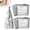 10PCS, variant on Reusable Aluminum Foil Sealable Storage Bags, 2026 New Resealable Vacuum Zipper Pouches for Food, Stand Up Foil Sealable Bags with Label and Zip Lock for Vegetable Fruit Meat (10PCS,M)