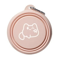 JoyMoreToys Portable Reusable Collapsible Dog Bowl with Hook, Easy to Wash, for Outdoor Camping and Hiking, Suitable for Dogs, Cats Feeding