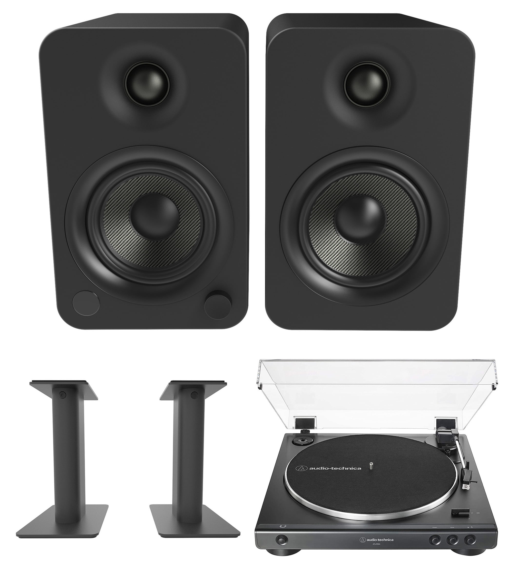 Kanto YU Powered Bookshelf Speakers with Bluetooth with Kanto S4