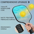 thumbnail image 2 of Pickleball Paddles Set Of 2, Fiberglass Surface, Ice Crystal Print, 4 Balls & Bag, 2 of 5