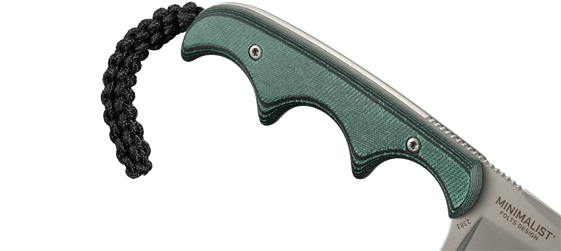 CRKT Minimalist Cleaver Outdoor Survival Fixed Blade Knife with Sheath: Stainless Steel Plain Edge Blade, Micarta Handle, 2383