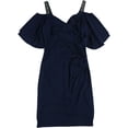 thumbnail image 2 of Vestido de jersey ajustado Ralph Lauren Mujer Azul 6, 2 of 2