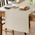 thumbnail image 1 of Mode Light Brown Table Runner, Seasonal Fall Washable Kitchen Dining Table Decoration for Home Party Decor 13x72 Inch, 1 of 8