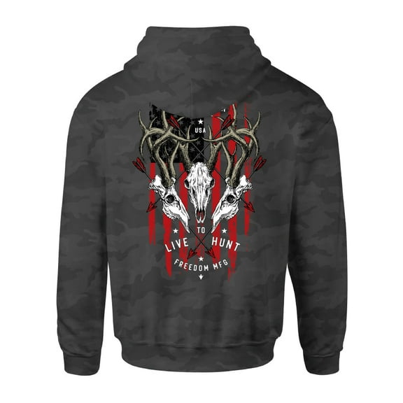 Howitzer Style Men's Hoodie Triple Hunt Military Grunt MFG