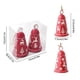 thumbnail image 3 of xihome Pack de 2 campanas navideñas de hierro forjado con diseño festivo nevado - Adornos rojos para colgar en la ventana, ideales para la decoracin navideña del hogar., 3 of 6