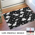 thumbnail image 3 of Black Dinosaurs Leaves Stars Pattern Door Rugs,Washable Non Slip Door Mats Indoor,Decorative Door Mats,Entry Mat Indoor for Entrance,Bedroom,Kitchen,Bathroom,16"x24", 3 of 6