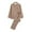 Brown, variant on Pajamas for Women Plus Size, Women's Casual Homewear Long-Sleeve Tops Trousers Turndown Collar Night Pajamas Suits